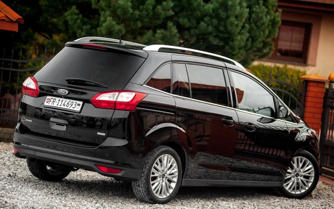Ford Grand C-MAX cena 45900 przebieg: 120757, rok produkcji 2017 z Zagórz małe 781
